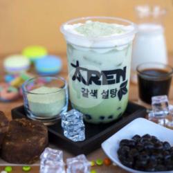Brown Sugar Boba Matcha Milk