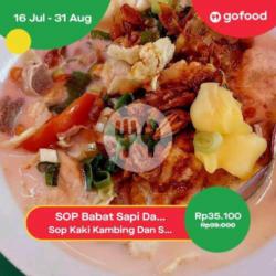 Sop Babat Sapi Dan Usus Sapi Kuah Susu