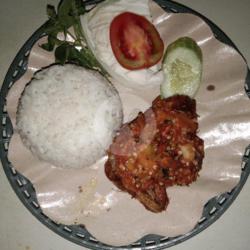 Ayam Gebuk   Nasi