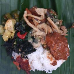 Nasi Rames   Rendang Daging Oke