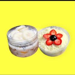 Banana Milky Cheese   Salad Buah 400 Ml