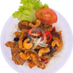 Chicken Cashew Nut Rice Bowl