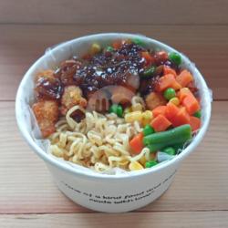 Rice Bowl Indomie Katsu Teriyaki