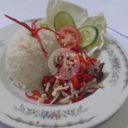 Paket Penyet Bawang (dirajang)