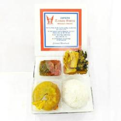 Nasi Box Usus Isi