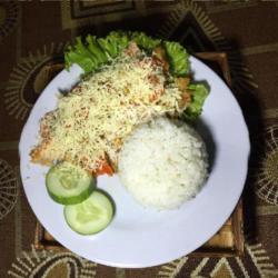 Ayam Geprek Cheddar