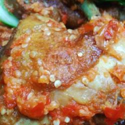 Ayam Penyet Sambel Mentah