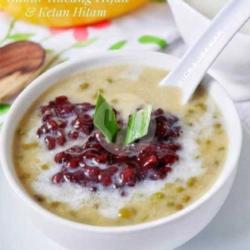 5 Bubur Kacang Ijo/ketam Hitam/campur   Susu   Keju   5 Helai Roti