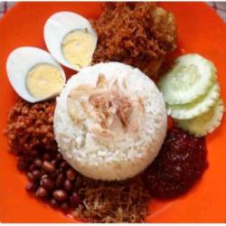 Nasi Lemak Telor   Ayam