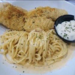 Spaghetti Carbo   Dory Katsu