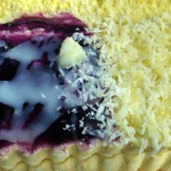 Roti Bakar Blueberry Susu Keju