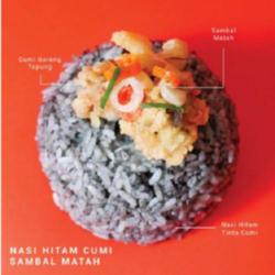 Nasi Hitam Cumi Sambal Matah