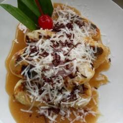 Pisang Gapit Coklat Keju