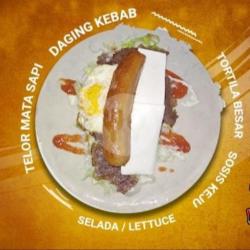 Kebab Beef Patty Sosis Keju