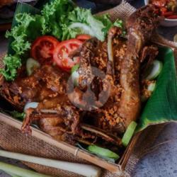 Bebek Goreng Rica-rica   Nasi Putih