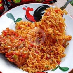 Mie Goreng Pedas Gila   Ayam Sawer
