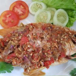 Ikan Goreng Sambal Rempah Pencok   Nasi