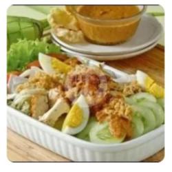 Gado Gado Gado Lontong Dg Dua Telor Rebus