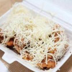 Pisang Crispy Topping Susu Keju