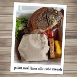 Paket Nasi Ikan Nila Cabe Merah