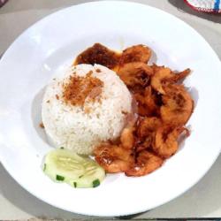 Nasi Udang Goreng Kremes