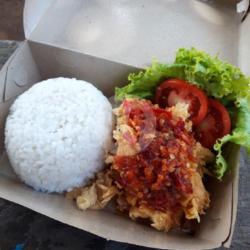 Nasi Sambel Ayam Crispy