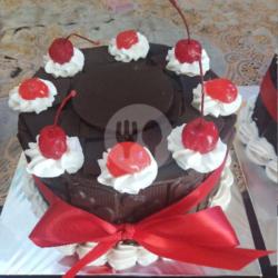 Blackforest Full Coklat Bulat