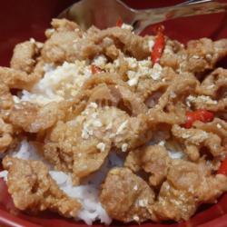 Ricebowl Chicken Skin Salted Egg