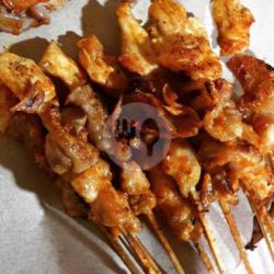 Sate Ayam Campur Kulit  Asin Pedas Biasa