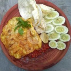 Lalapn Telor Sambel Ijo Nasi