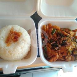 Paket Nasi Ayam Oseng Lombok Ijo