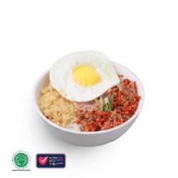 Nasi Crispy Chicken / Beef Rica Rica