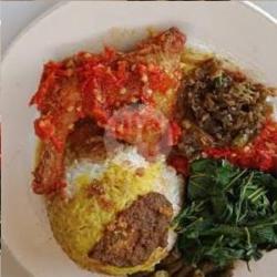 Nasi   Ayam Balado   Sayur Komplit   Sambel Ijo
