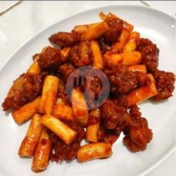 Spicy Honey Chicken Teokbokki