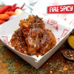 6pcs Chicken Wings Fire Spicy