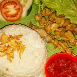 Nasi   Sate Rempela Ati   Lalapan   Sambal