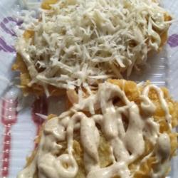 Pisang Geprek Tiramisu Keju