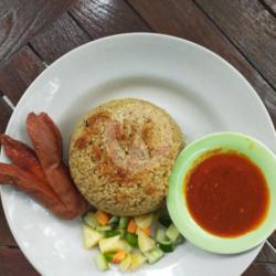 Nasi Kebuli  Sosis Goreng