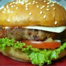 Burger Ayam   Keju Lembar