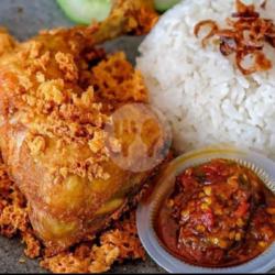 Paket Nasi Ayam Goreng Kremes Sambel Trasi