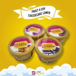 Paket 4 Cup Cheesecake Lumer