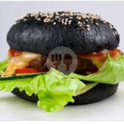 Burger Black Daging Telur