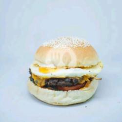 Ham Cheese Egg Burger