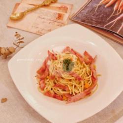 Spaghetti Aglio Olio Beef