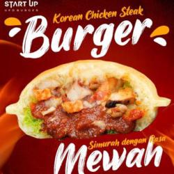 Korean Chicken Steak Burger