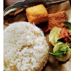 Paket 10 (  Nasi  , Goreng Pindang Tongkol , Tahu Tempe , Sambal Lalap   Kerupuk