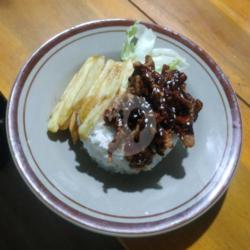 Ricebowl Chicken Saus Lava (pedas)