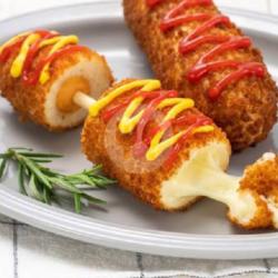 Corndog Mozarella Saus Keju