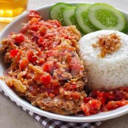 Ayam Geprek,sambel Bongkot