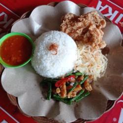 Nasi Campur Ayam Tepung